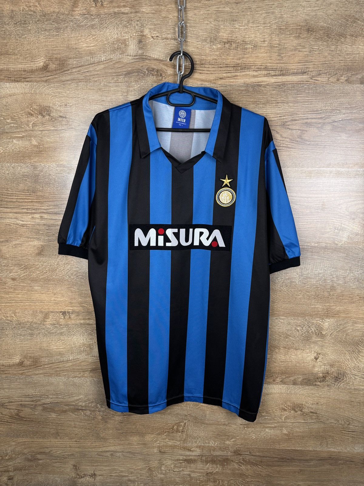 Vintage Mens Vintage Inter Milan FC T-shirt Internazionale jersey Size US L / EU 52-54 / 3 - 1 Thumbnail