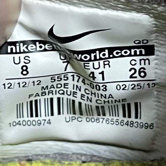 Nike 2012 Nike free run 2 grey green Size US 8 / EU 41 - 8 Thumbnail