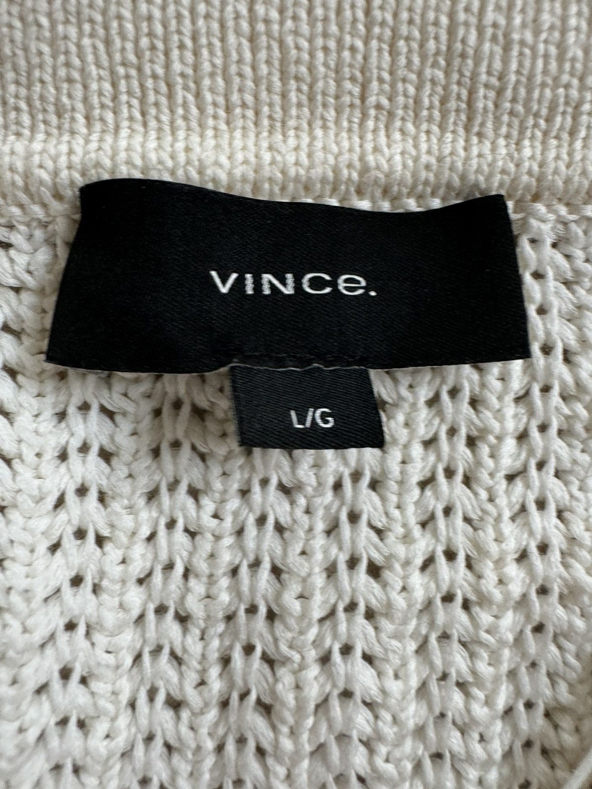 Vince Vince Crochet Short Sleeve Button Down Shirt Size US L / EU 52-54 / 3 - 2 Thumbnail