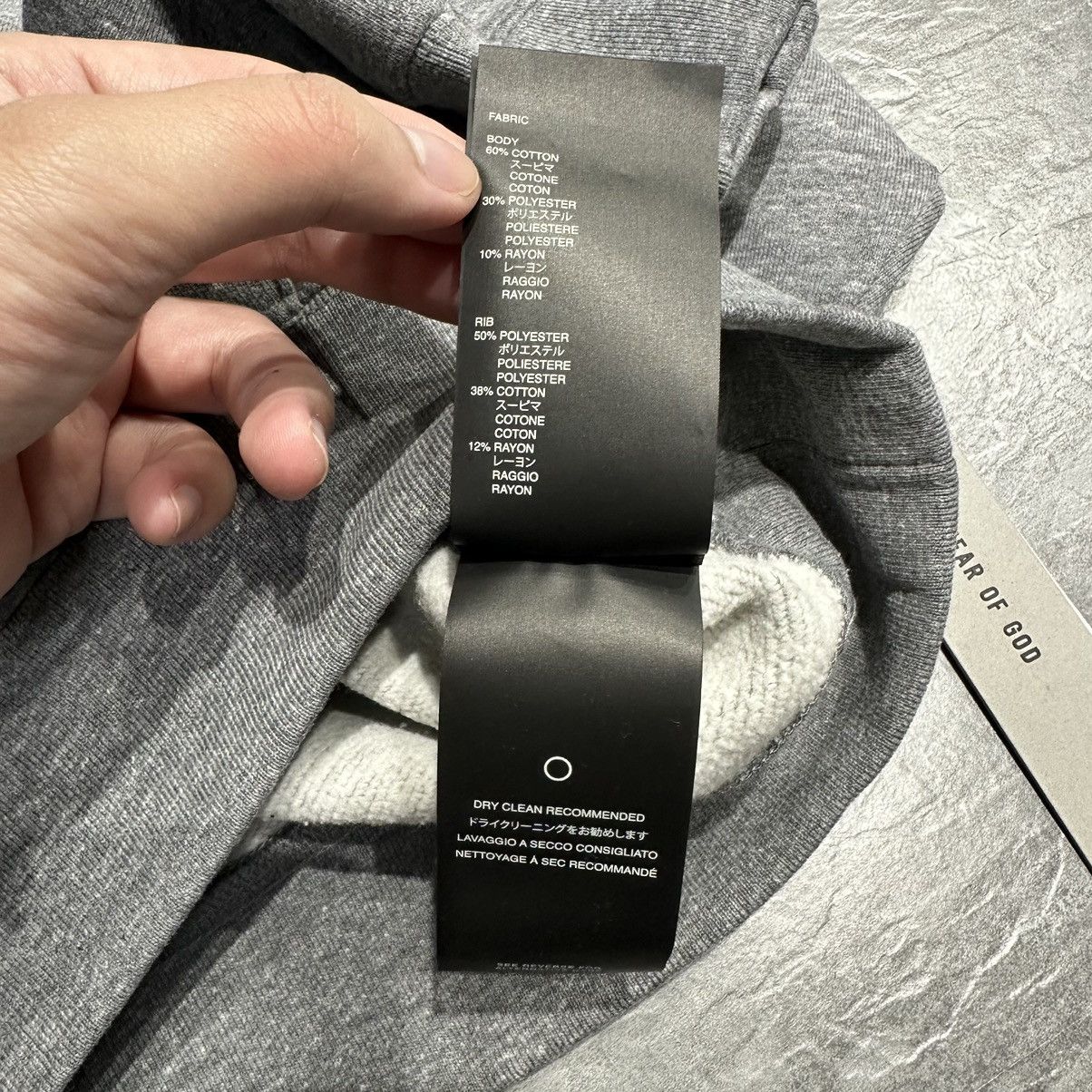 Fear of God Fear of God 7th FG Hoodie - Dark Heather Grey Size US M / EU 48-50 / 2 - 8 Thumbnail