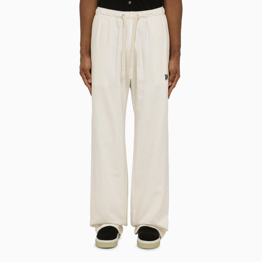 image of Palm Angels O1D2Blof0524 Trousers In White, Men's (Size 32)