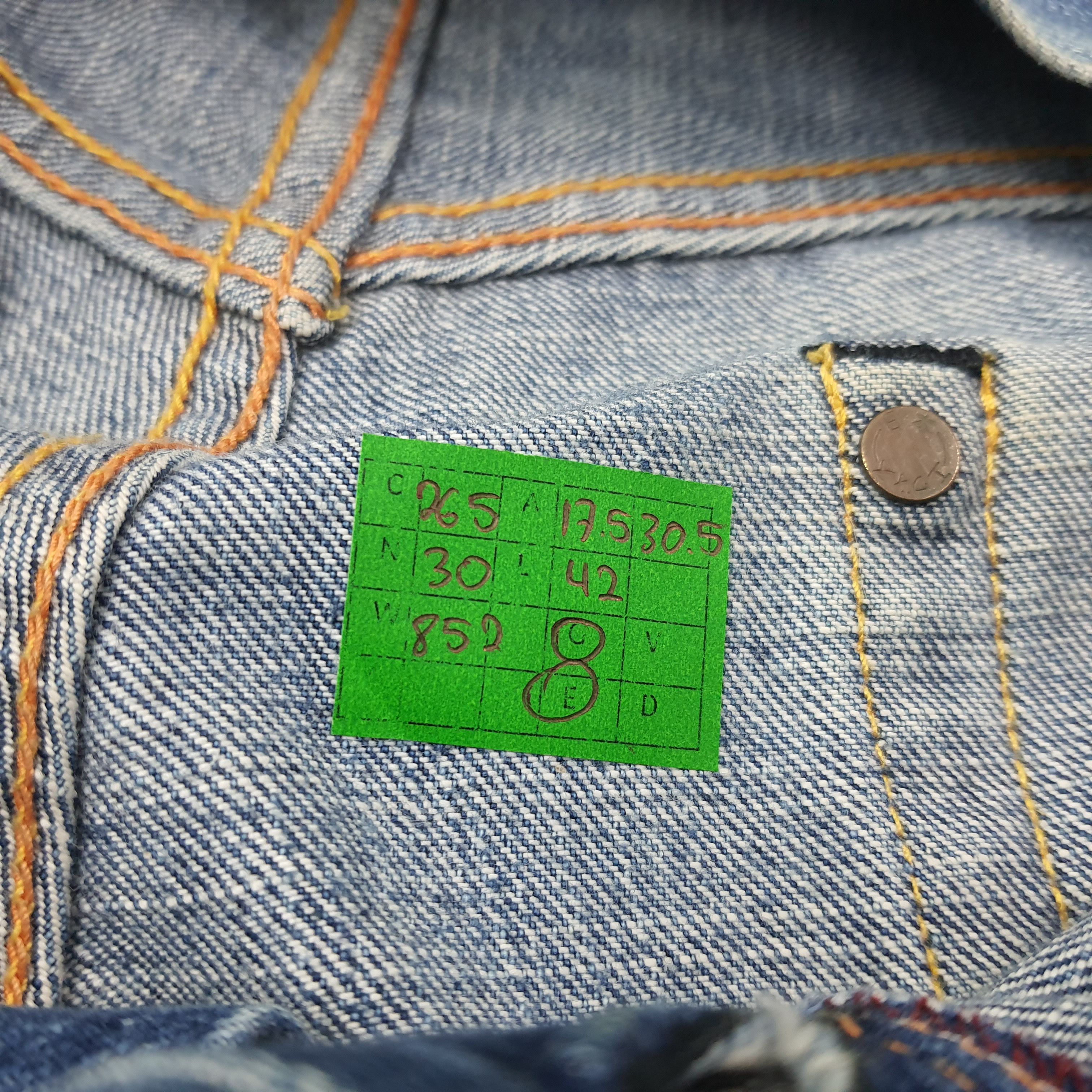 Evisu Vintage Evisu Japan Custom Daicock Denim Jeans C265N30 Size US 35 - 10 Thumbnail