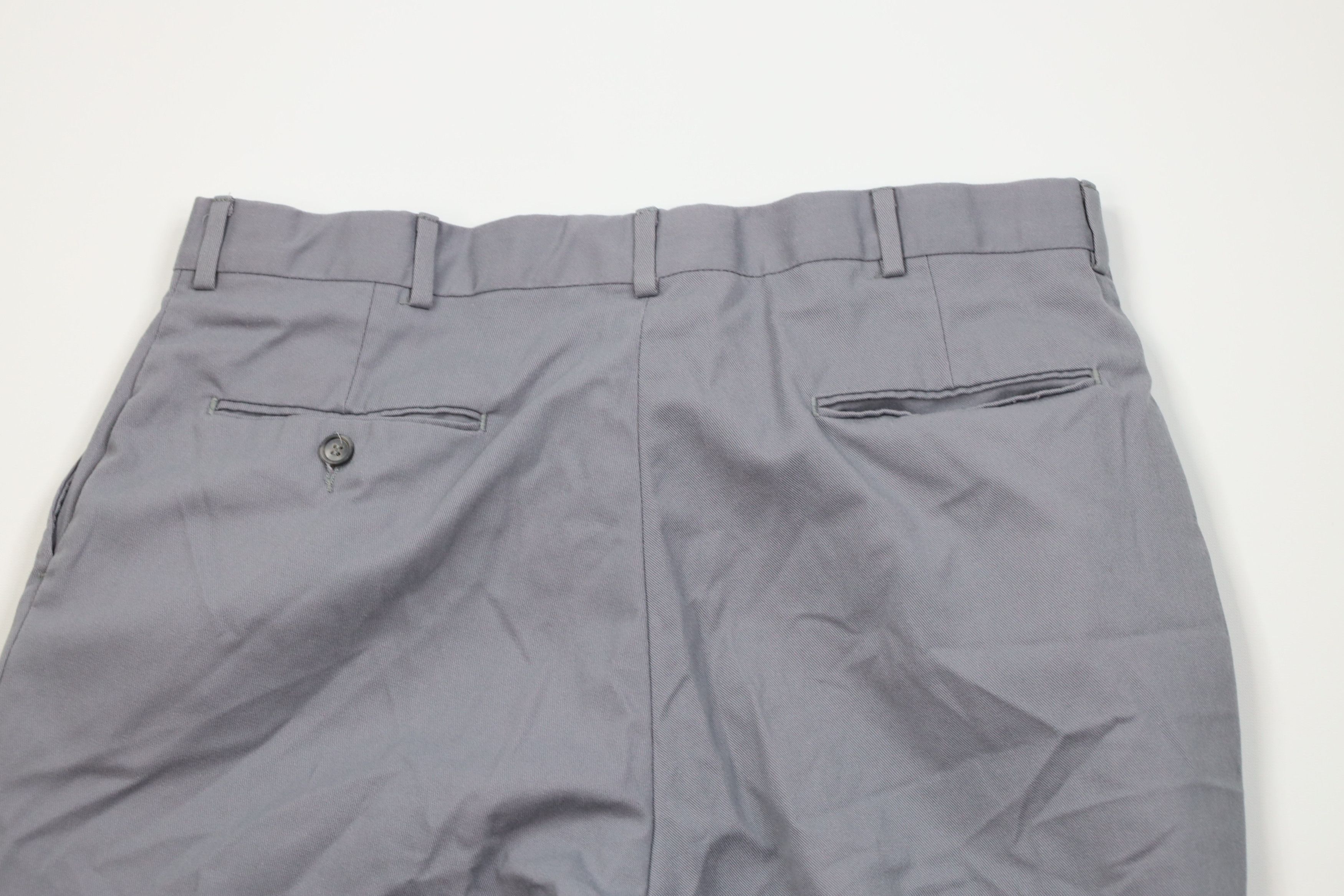 Vintage Vintage 70s Streetwear Wide Leg Chino Pants Trousers Gray Size US 34 / EU 50 - 10 Thumbnail
