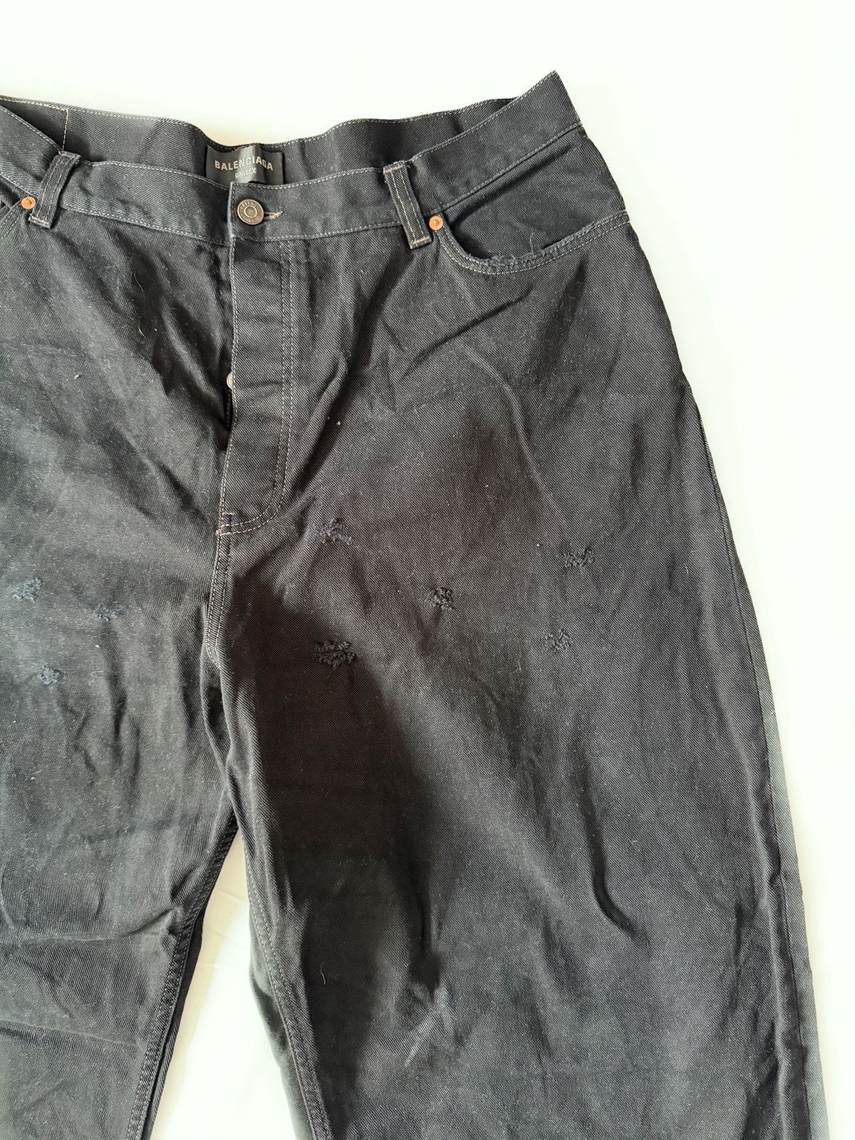 Balenciaga Large Baggy Black Jeans Demna 2022 Size US 36 / EU 52 - 3 Thumbnail
