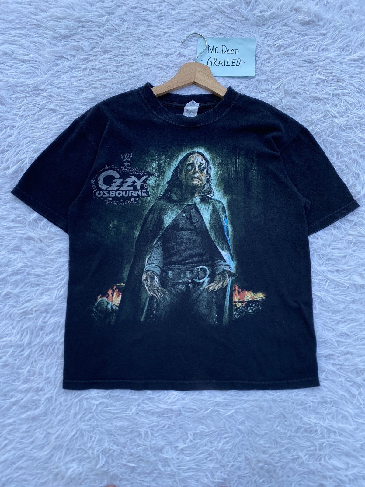 Band Tees × Ozzy Osbourne × Vintage Ozzy Osbourne Thrashed