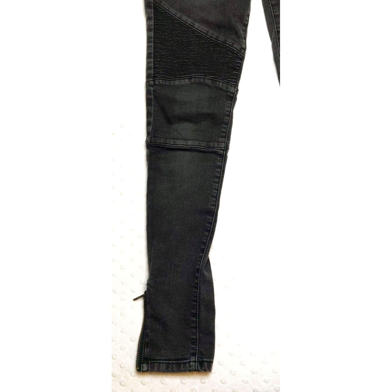 Free People Free People Black Denim Skinny Jeans Mid Rise Zip Ankle Womens 26 Jeans Size 26" / US 2 / IT 38 - 3 Thumbnail