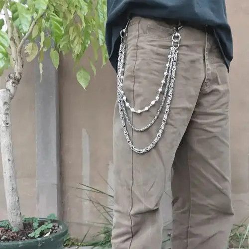 Japanese Brand 2 Layer Natural Echo Pearled Wallet Chain Size ONE SIZE - 1 Thumbnail