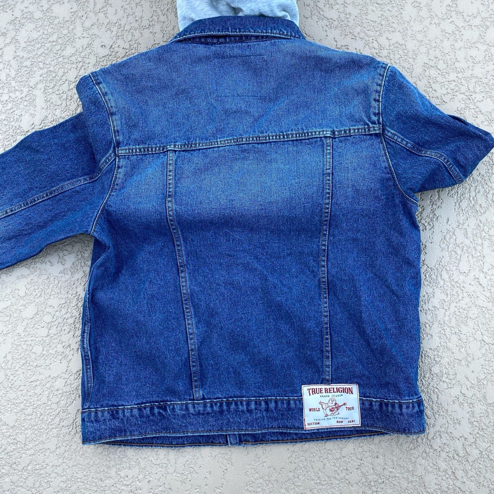 True Religion TRUE RELIGION Trucker Denim Jean Jacket Hoodie Blue Mens Size M NWT Size US M / EU 48-50 / 2 - 7 Thumbnail