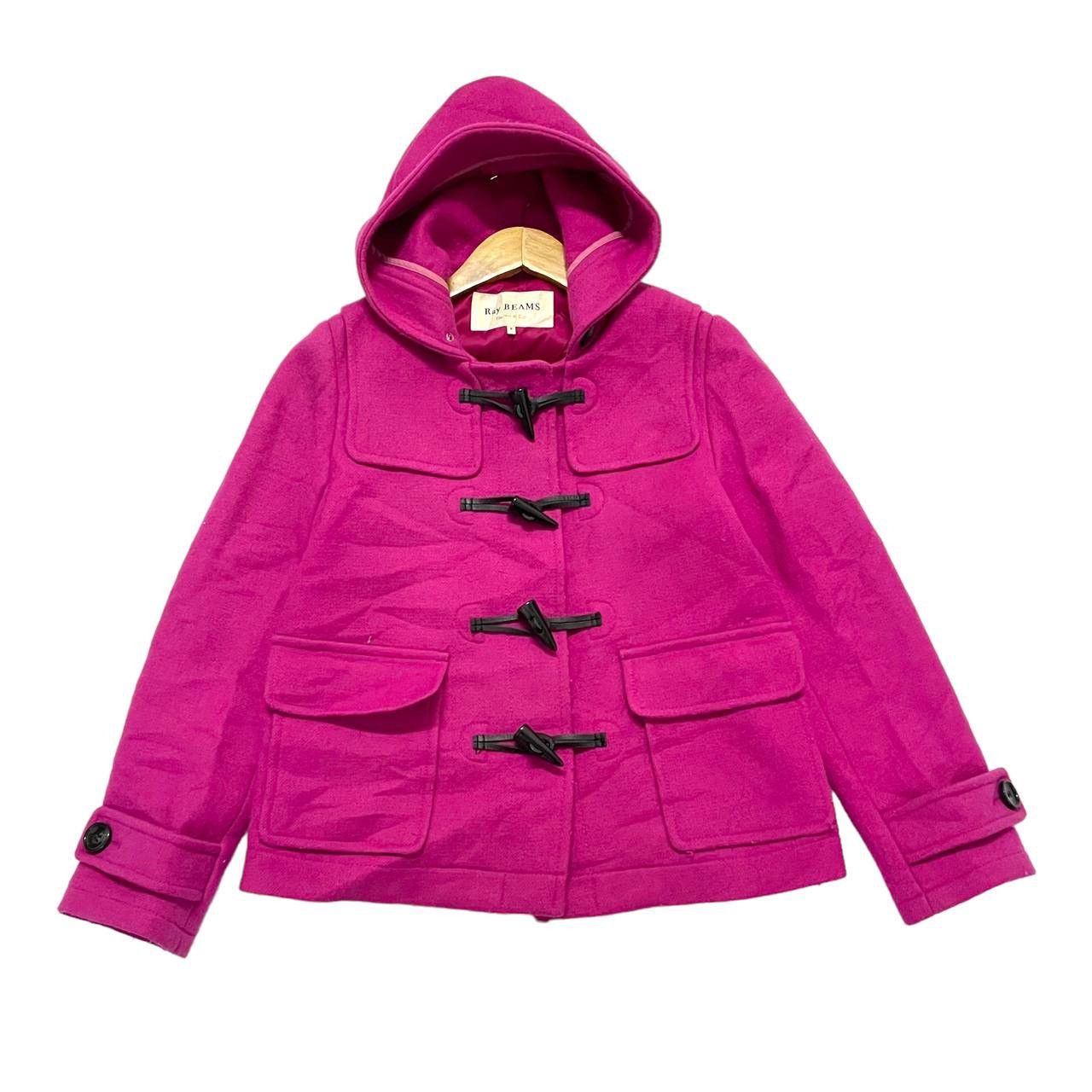 Ray Beams Duffel Coat Pink Women Winter Jacket