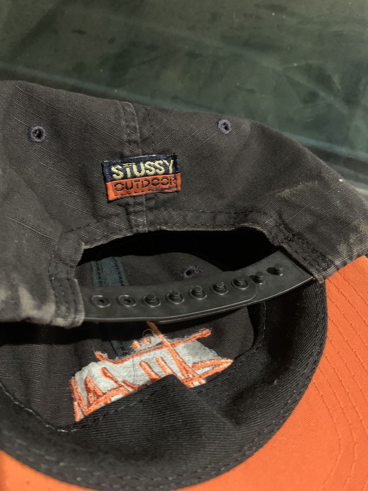 Vintage stussy outdoor hat 90s
