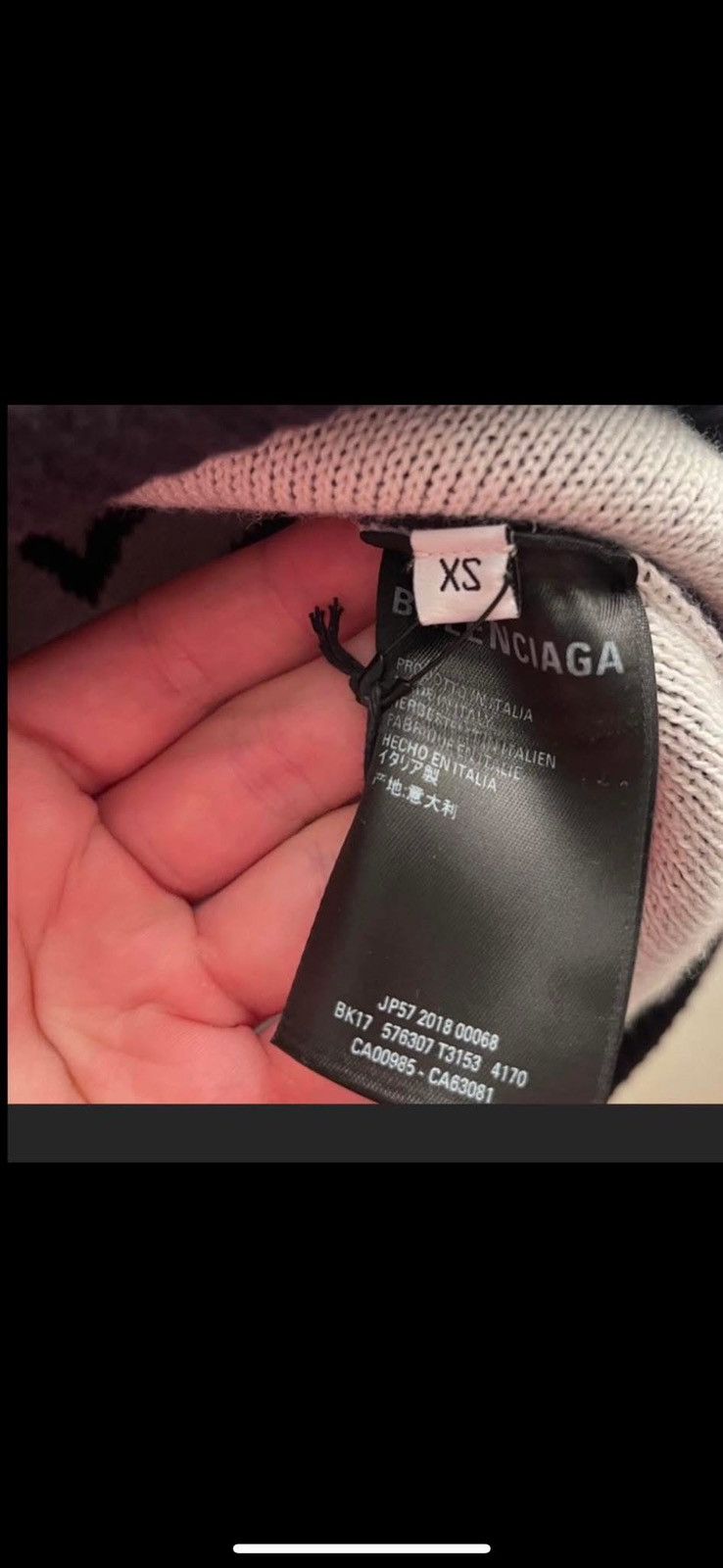 Balenciaga Logo sweater Size US L / EU 52-54 / 3 - 4 Thumbnail