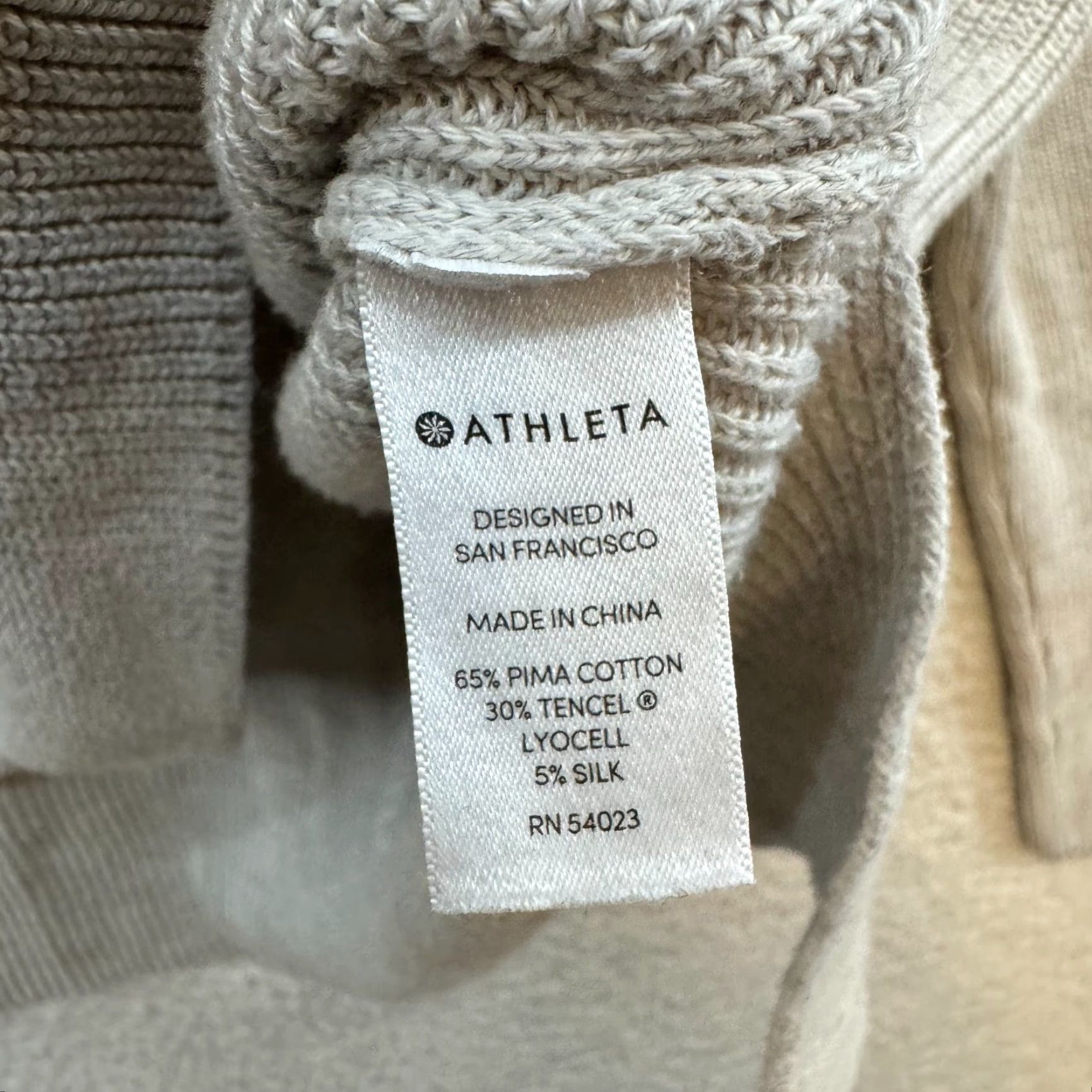 Athleta Athleta Sweater Large Women Beige Knit Chunky Hoodie Relaxed Casual Shirt? Size L / US 10 / IT 46 - 6 Thumbnail