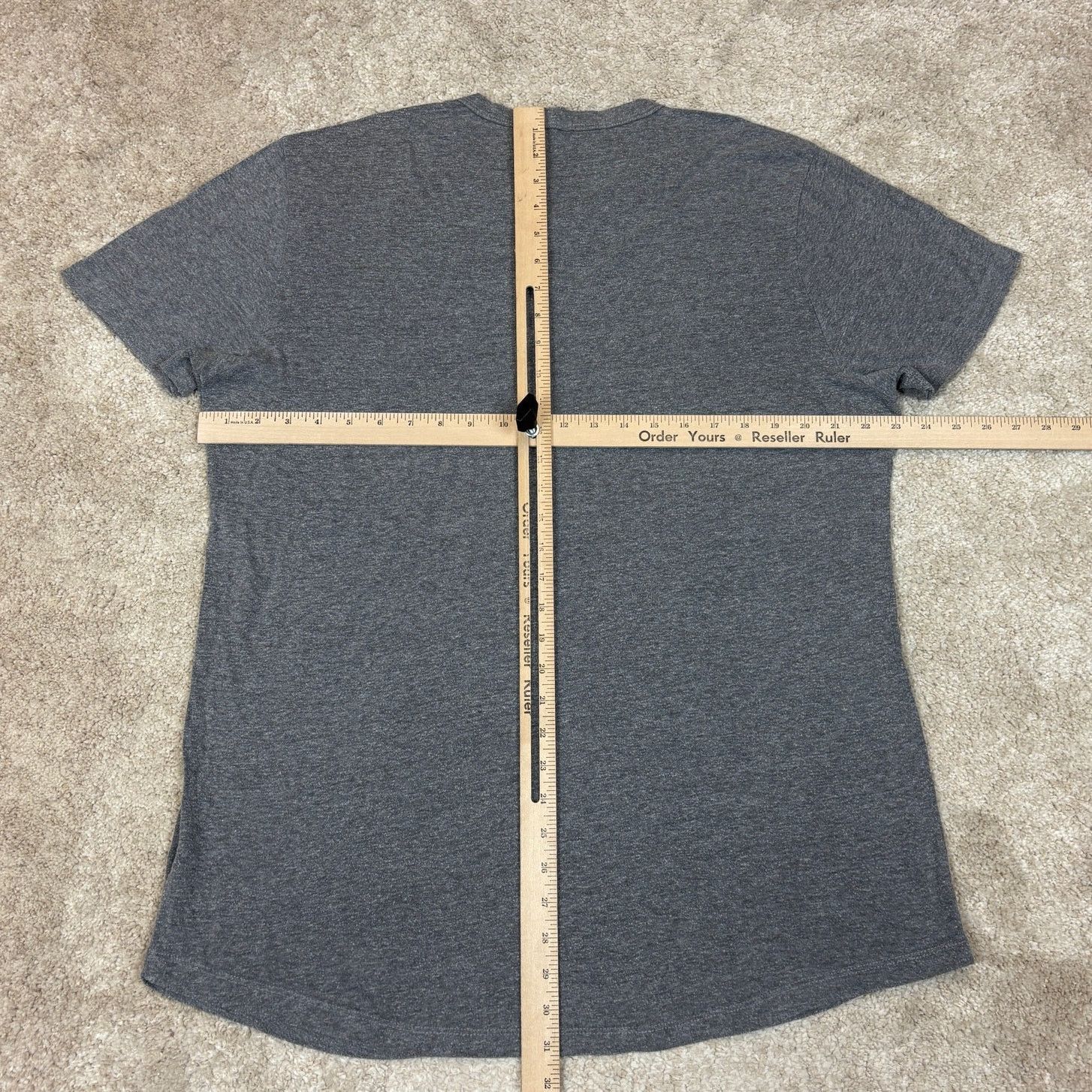 Buck Mason Buck Mason Heathered Curved T Shirt Men's XL Minimalist Size US XL / EU 56 / 4 - 3 Thumbnail