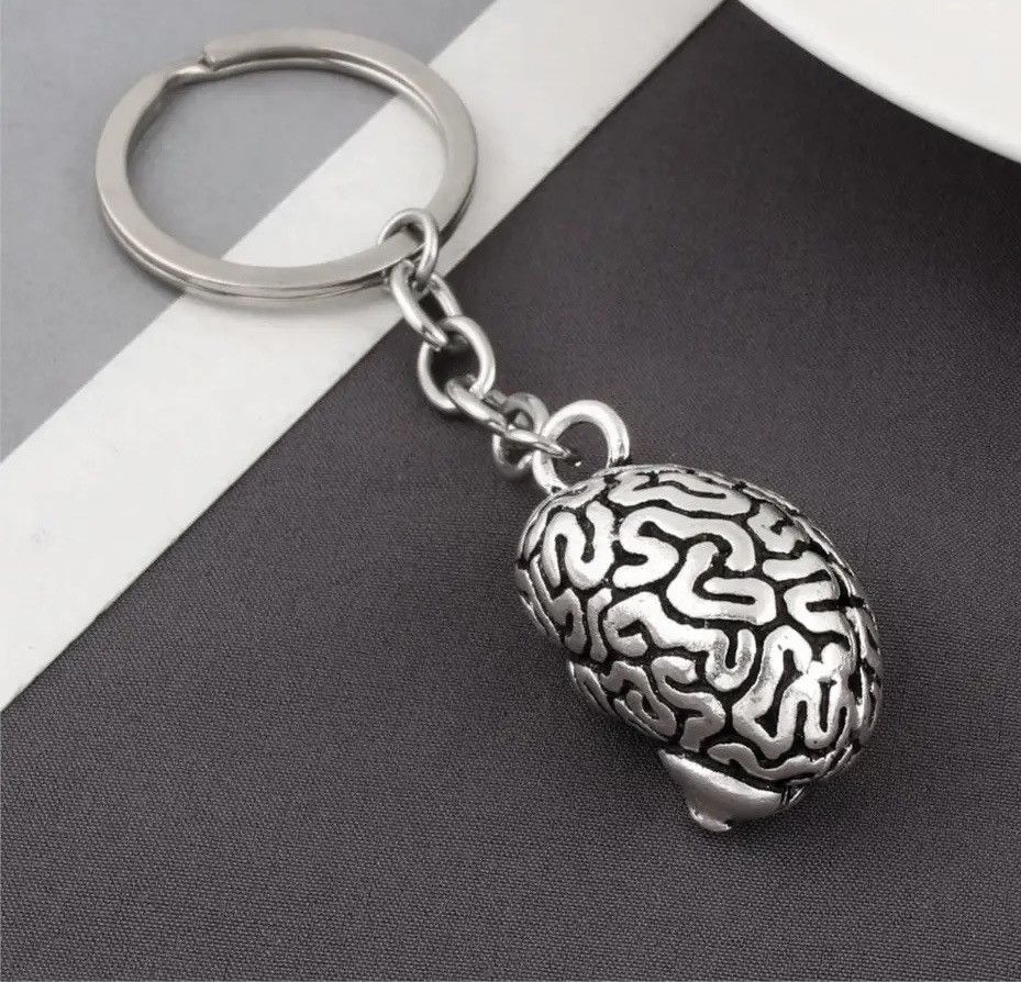 Vintage Vintage Brain Pendant Keychain Size ONE SIZE - 3 Thumbnail