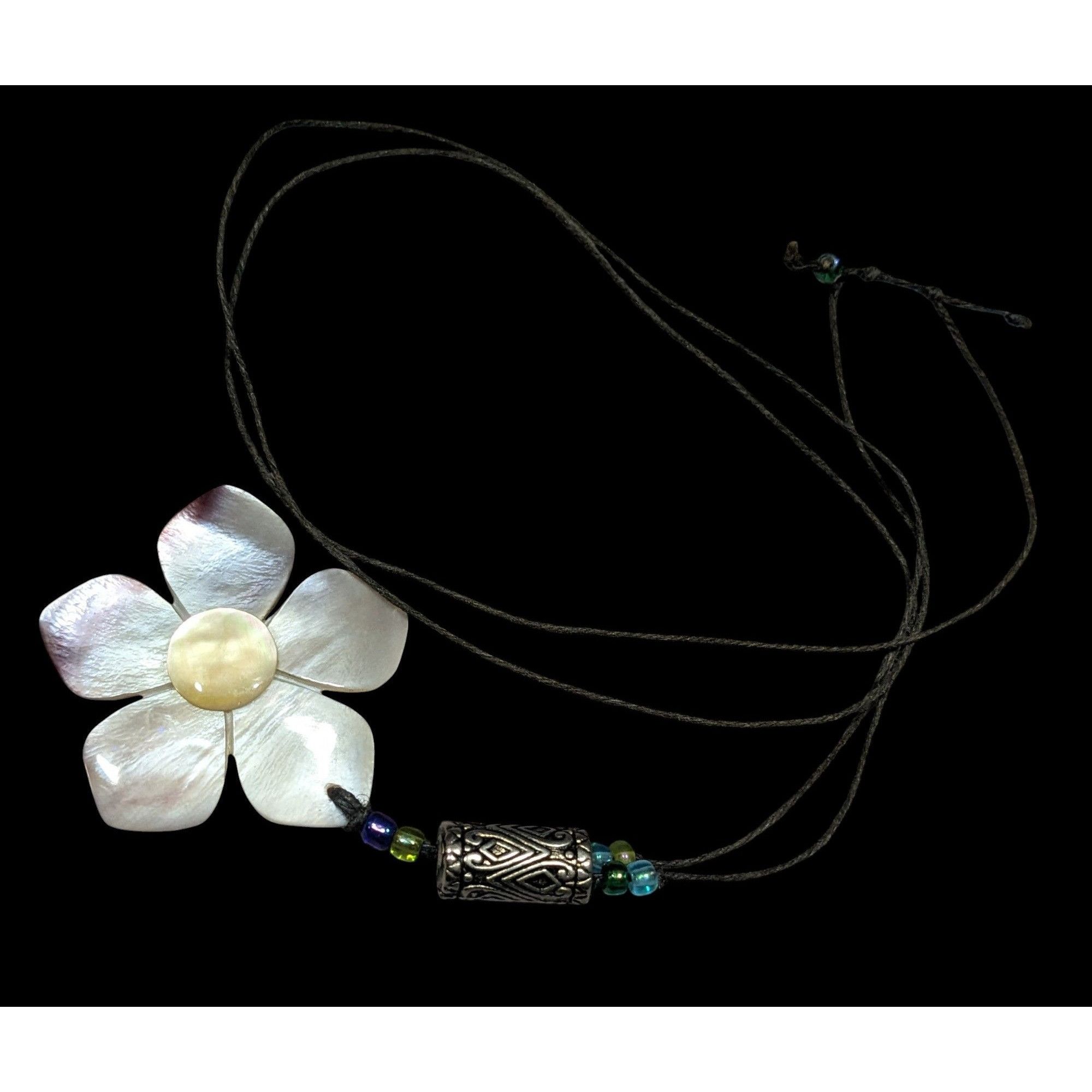 Other Fairycore Floral Shell Adjustable Pendant Necklace Size ONE SIZE - 1 Thumbnail