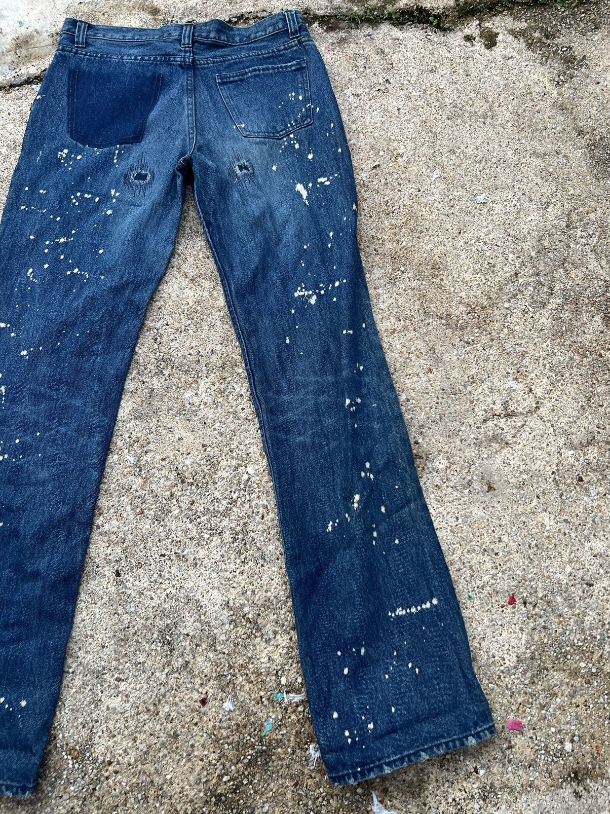 Number (N)ine Rare Number Nine Distressed Design Denim Size US 30 / EU 46 - 6 Thumbnail