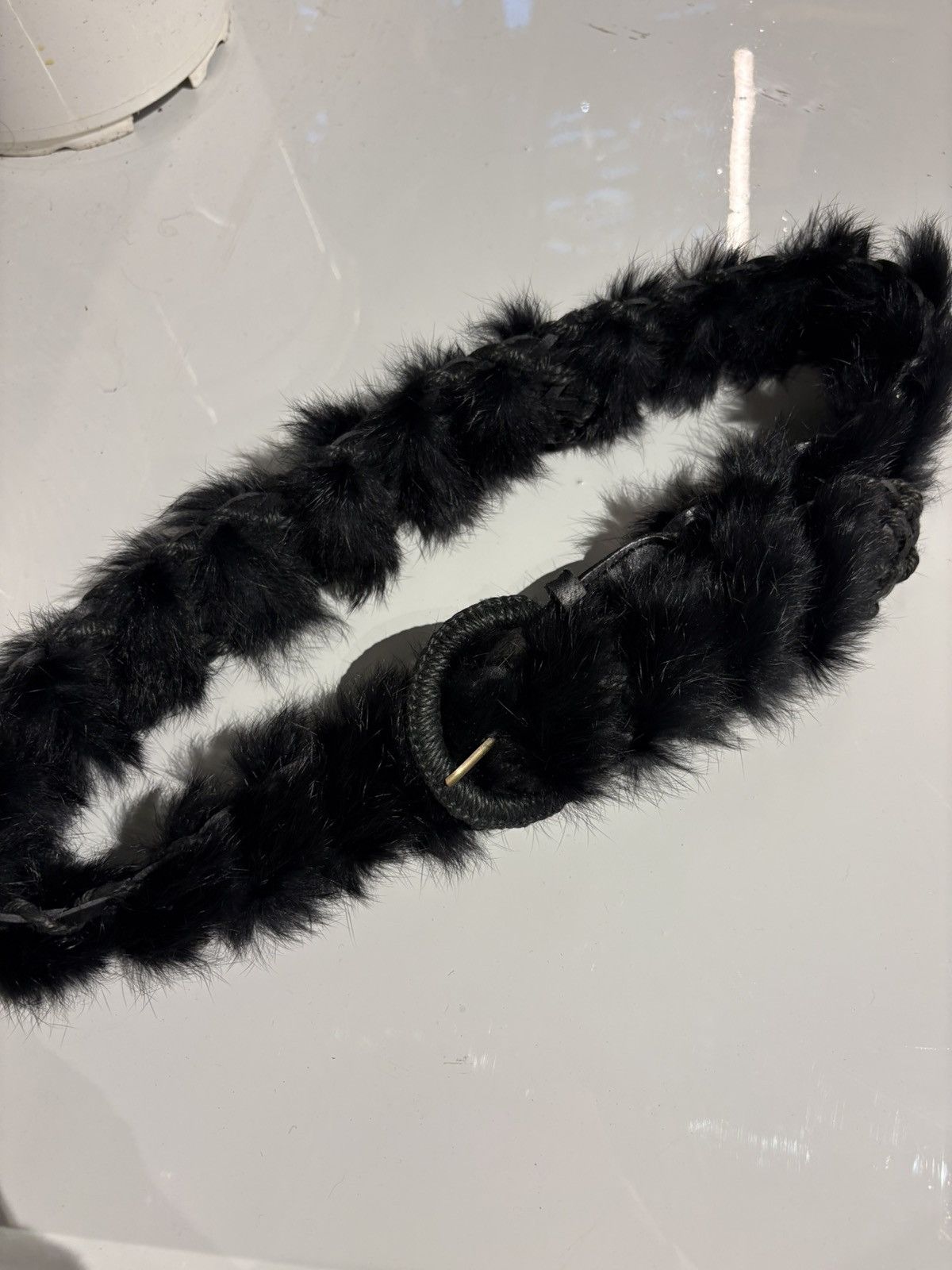 Vintage y2k fur belt Size ONE SIZE - 8 Thumbnail