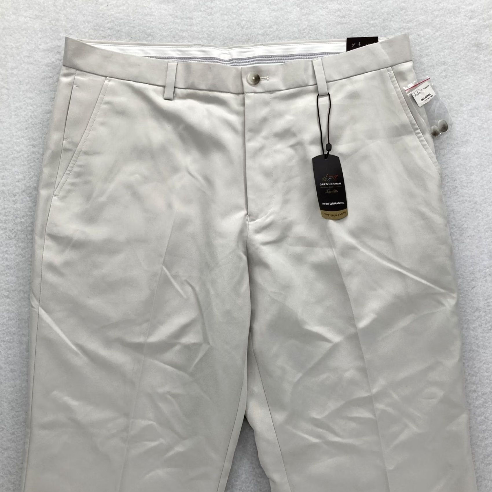 Tasso Elba Greg Norman Tasso Elba Pants Mens 36x30 Khaki Five Iron Performance Sorbtek Size US 36 / EU 52 - 2 Thumbnail