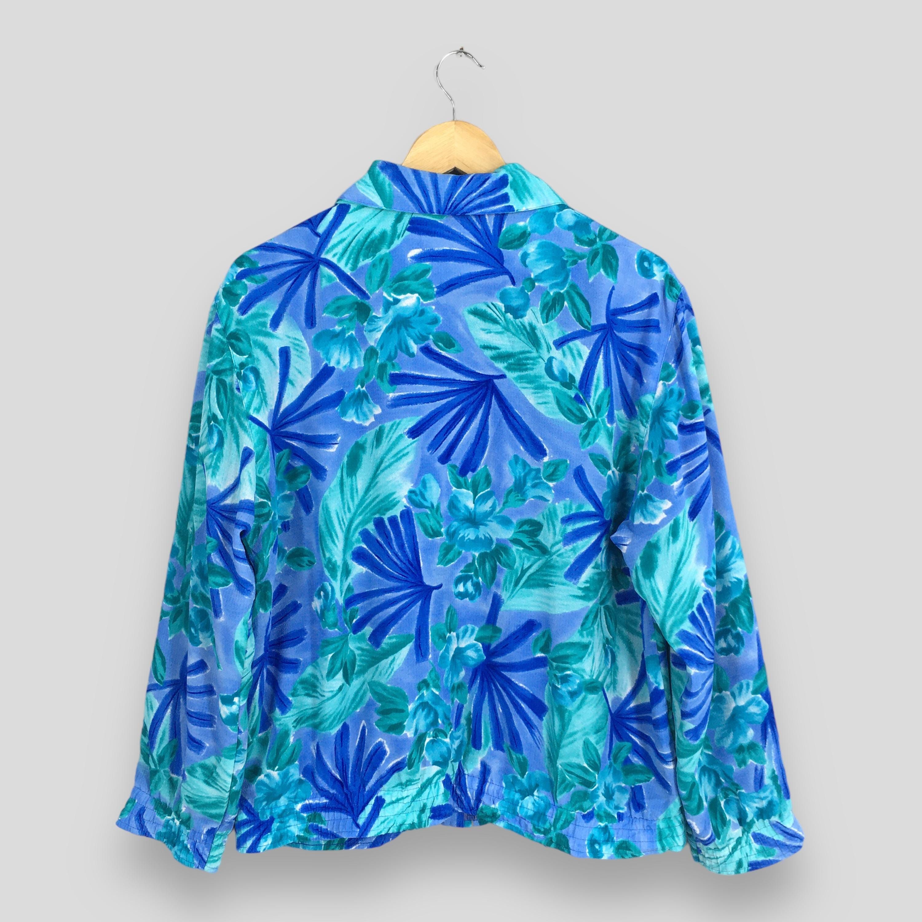 Designer × Vintage Vintage Alfred Dunner Leaves Graphic Ladies Jacket Medium Size M / US 6-8 / IT 42-44 - 7 Thumbnail