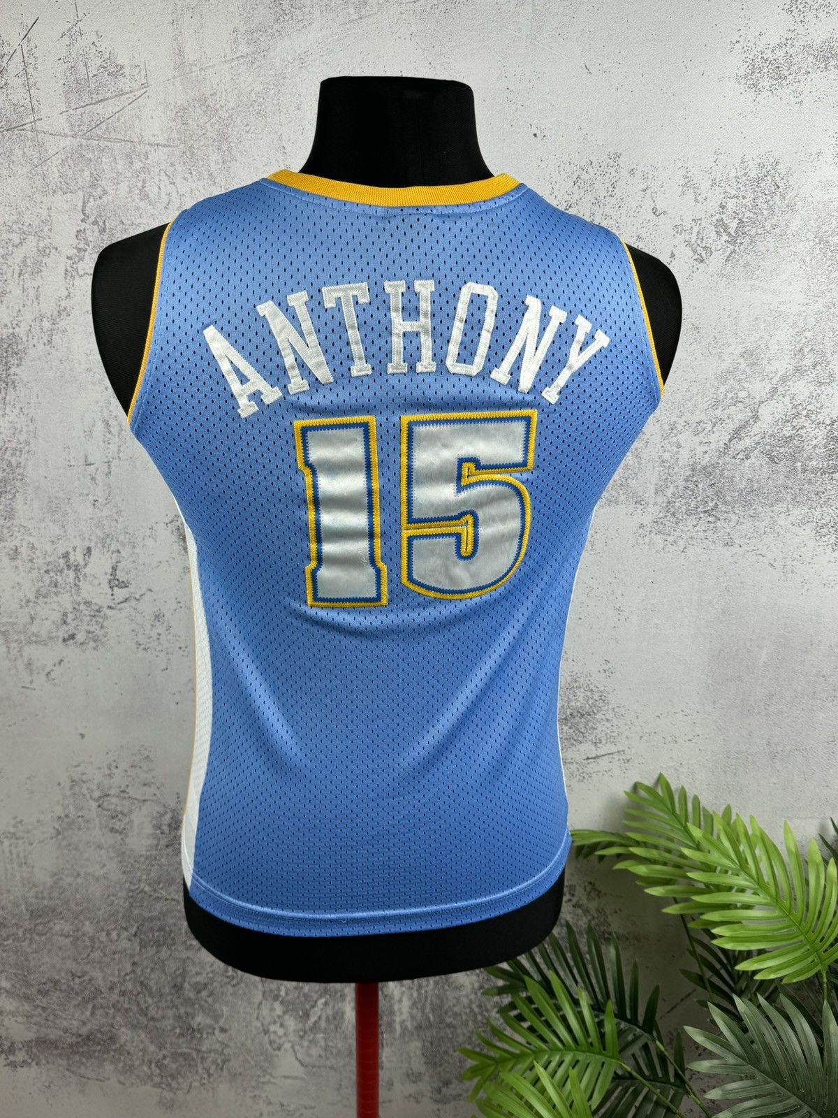 NBA Y2K 2001 TEAM NIKE CARMELO ANTHONY DENVER 15 JERSEY Size US S / EU 44-46 / 1 - 4 Thumbnail