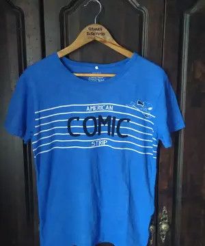 Peanuts Blue Standard x Peanuts "American Comic Strip" Snoopy Size US S / EU 44-46 / 1 - 1 Thumbnail