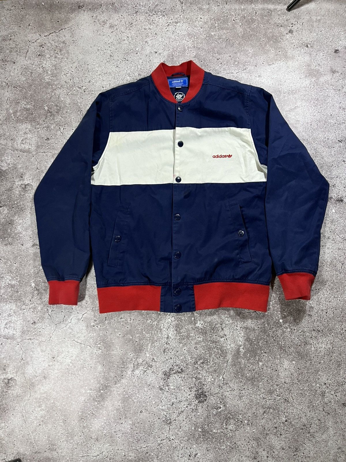 Adidas Vintage Adidas Varsity Bomber Jacket Size US L / EU 52-54 / 3 - 2 Thumbnail
