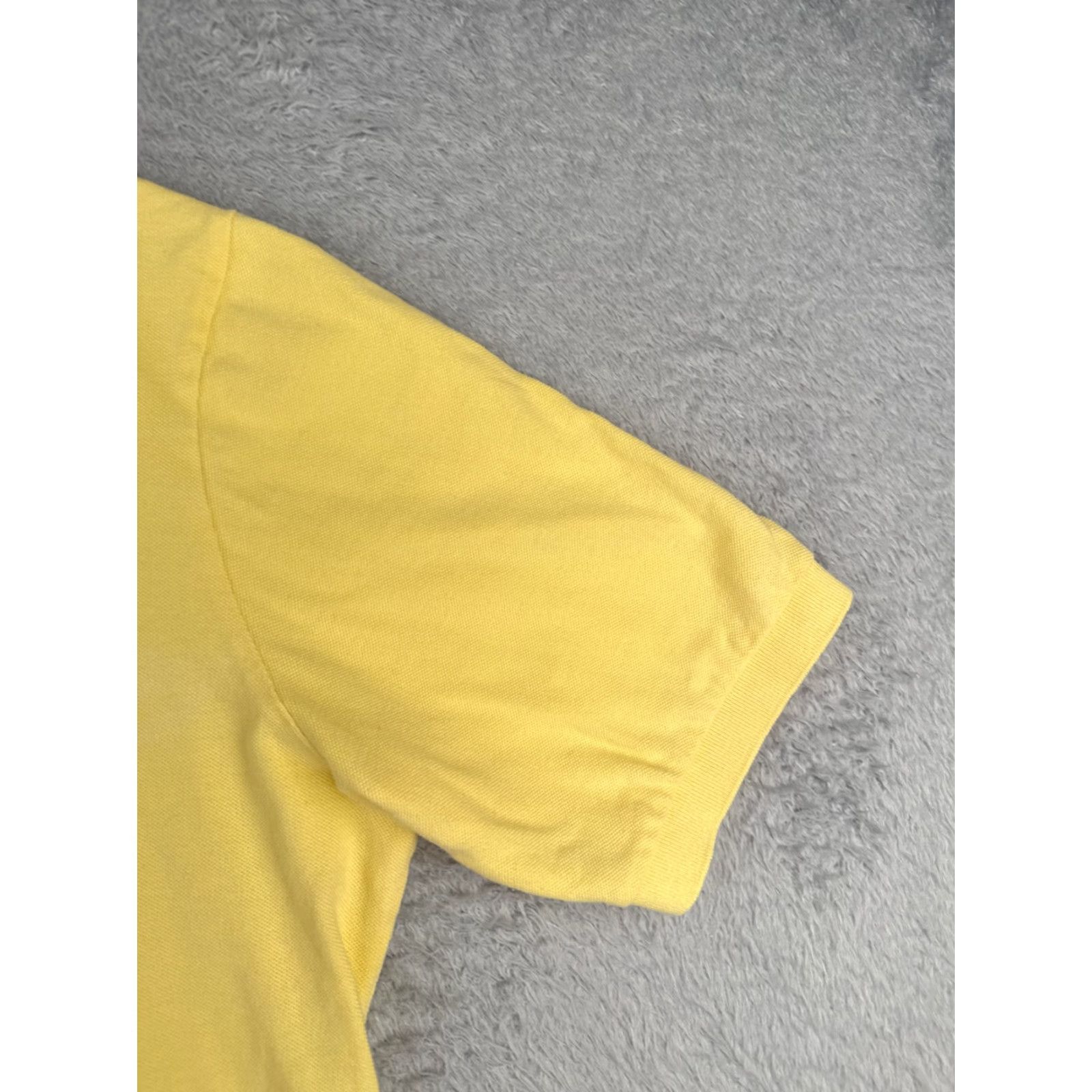 Ralph Lauren VINTAGE Polo Golf Shirt Men 2XL Yellow Short Sleeve Cotton Golfer READ Size US XXL / EU 58 / 5 - 2 Thumbnail