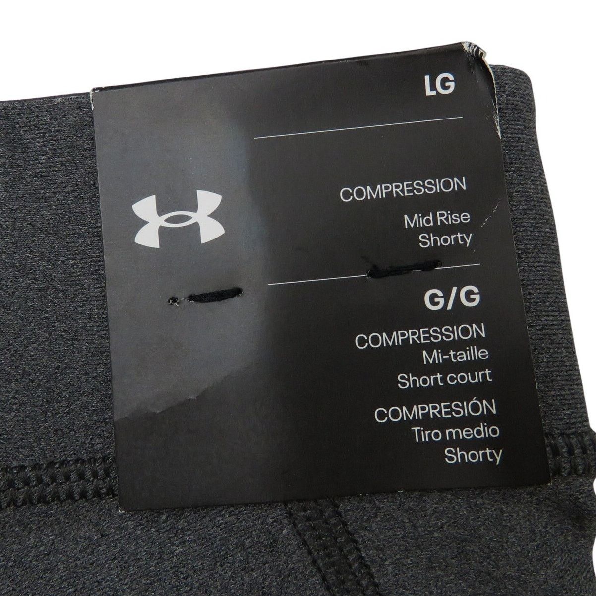 Under Armour Under Armour HeatGear Mid-Rise Shorty Shorts Gray Large Size 30" / US 8 / IT 44 - 9 Thumbnail