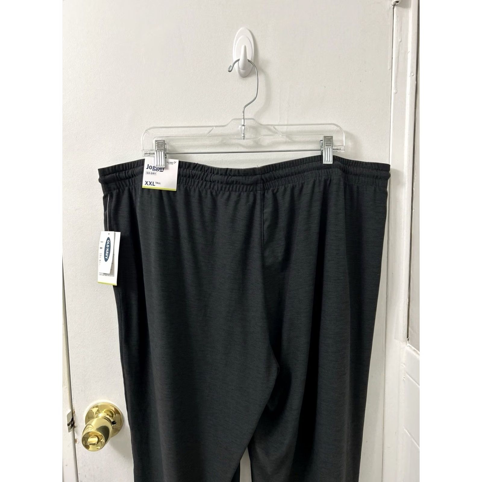 Old Navy Old Navy Jogger Pants Mens XXL Black Active Breath On Stretch Drawstring Pants Size US 39 - 6 Thumbnail