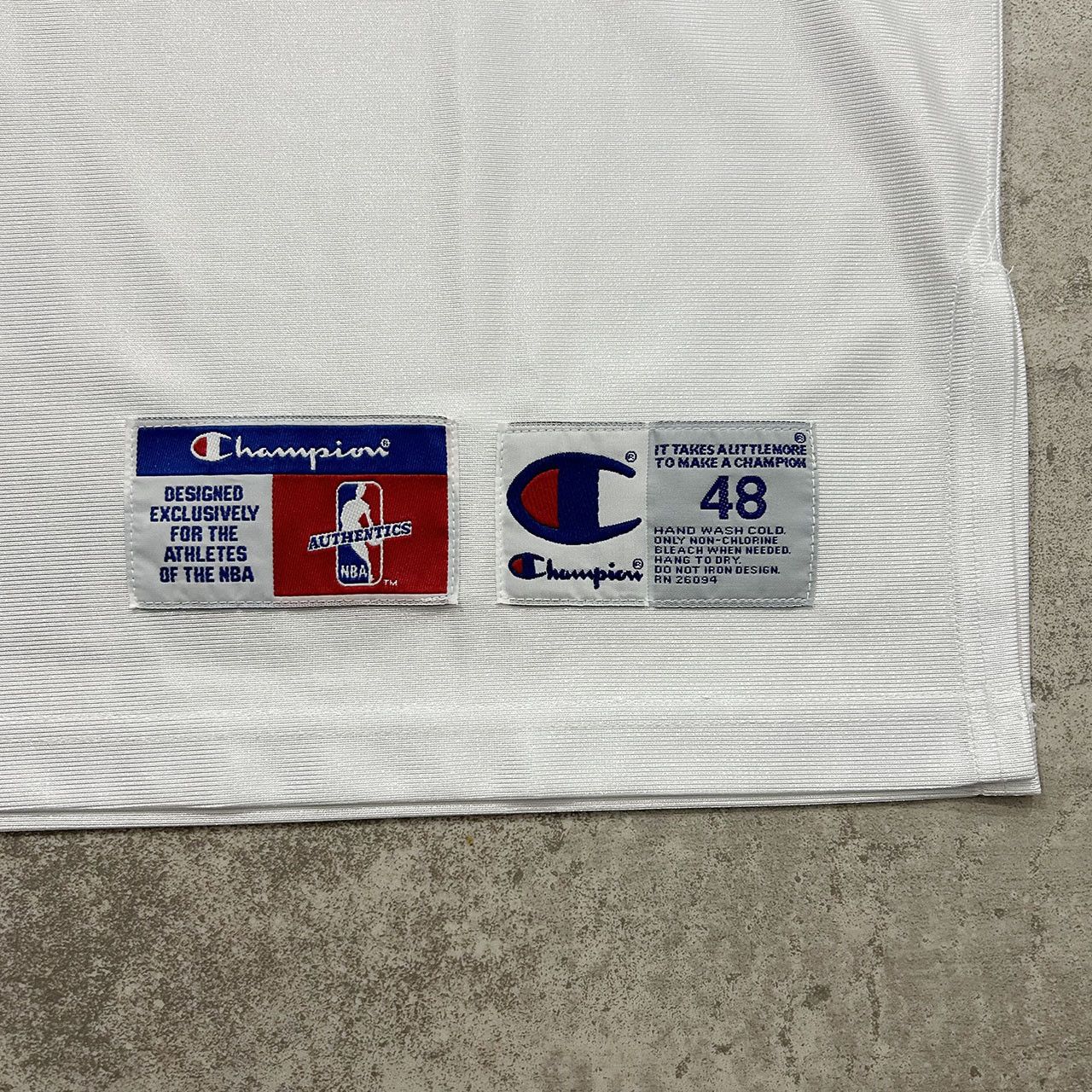 Champion × NBA × Vintage VTG NBA ALLEN IVERSON PHILADELPHIA 76ERS AUTHENTIC JERSEY Size US XL / EU 56 / 4 - 4 Thumbnail