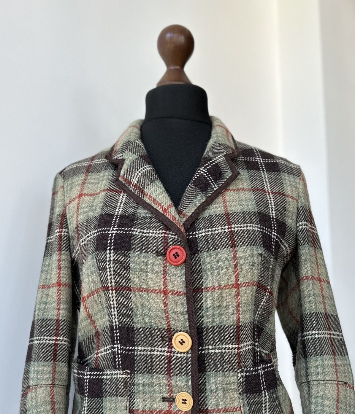 Marithe + Francois Girbaud Marithe Francois Girbaud Jacket Blazer Wool Size US 30 Size M / US 6-8 / IT 42-44 - 5 Thumbnail