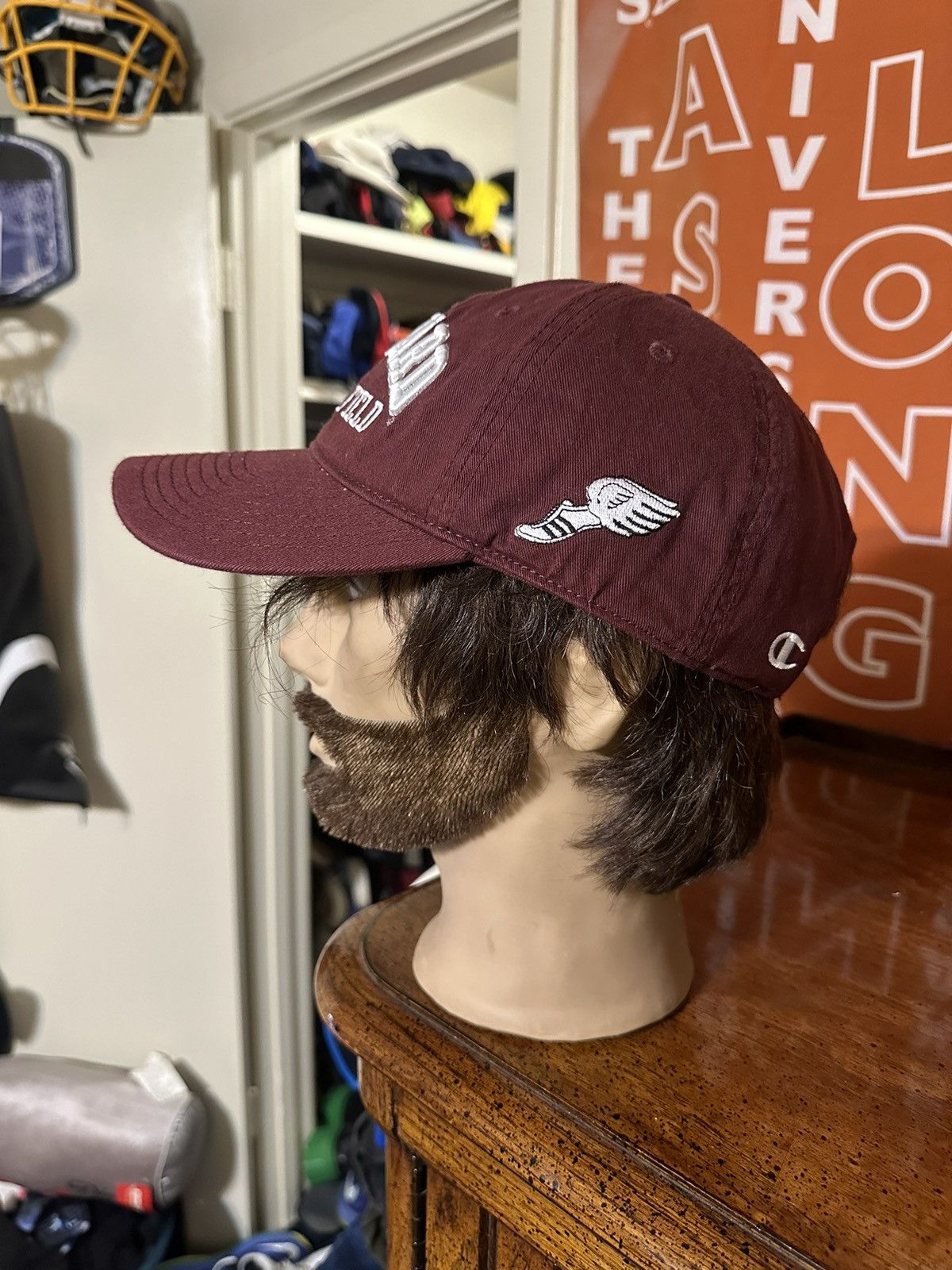 Champion × NCAA × Vintage Vintage NCAA Champion Harvard “track & field” hat 00s Size ONE SIZE - 5 Thumbnail