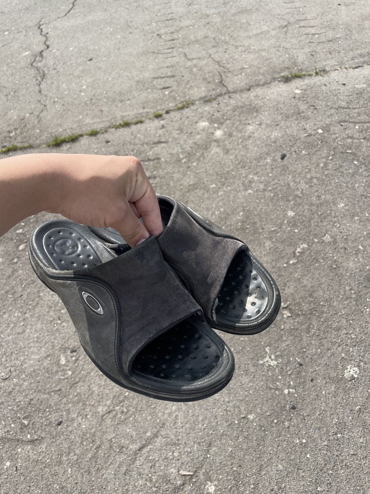 Oakley × Vintage Oakley Leather Sandals Vintage Size US 8 / EU 41 - 2 Thumbnail