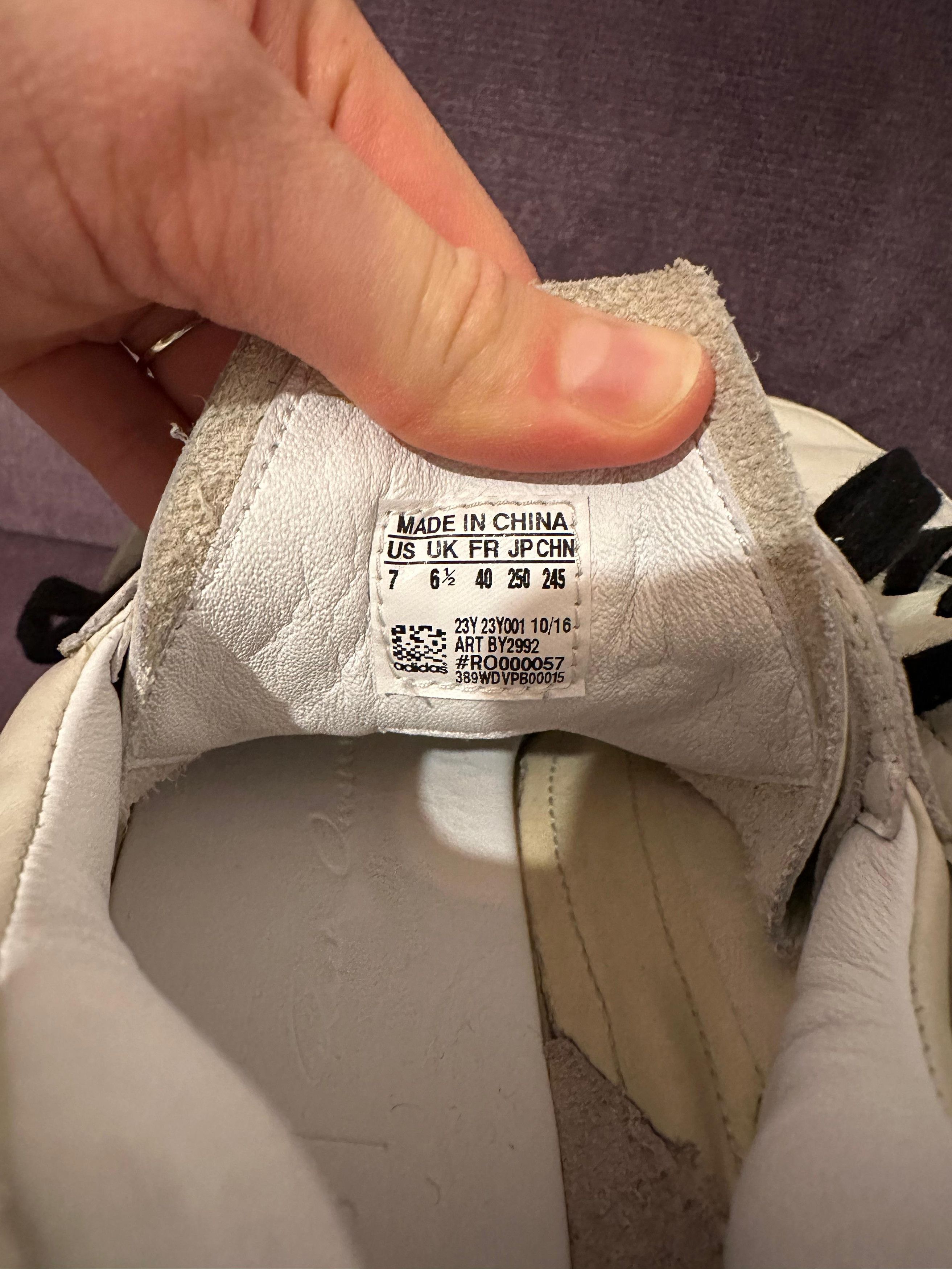 Adidas × Rick Owens Low runner milk colour sz 40 Size US 7 / EU 40 - 8 Thumbnail