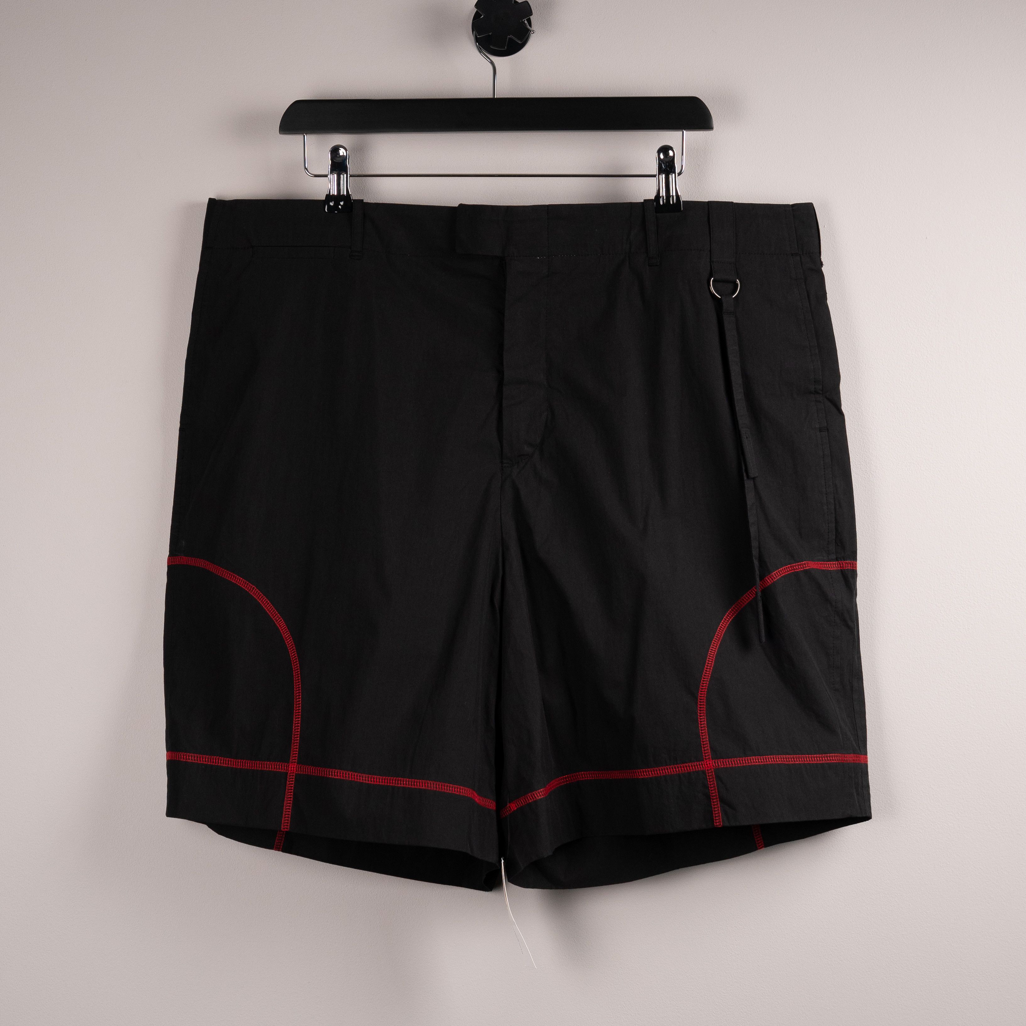Craig Green Craig Green SS18 Contrast Stitch Shorts Black/Red Size US 36 / EU 52 - 1 Thumbnail