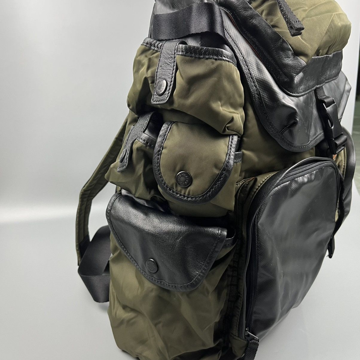 Yohji Yamamoto Y’saccs - Tanker Backpack Nylon Leather Size ONE SIZE - 6 Thumbnail