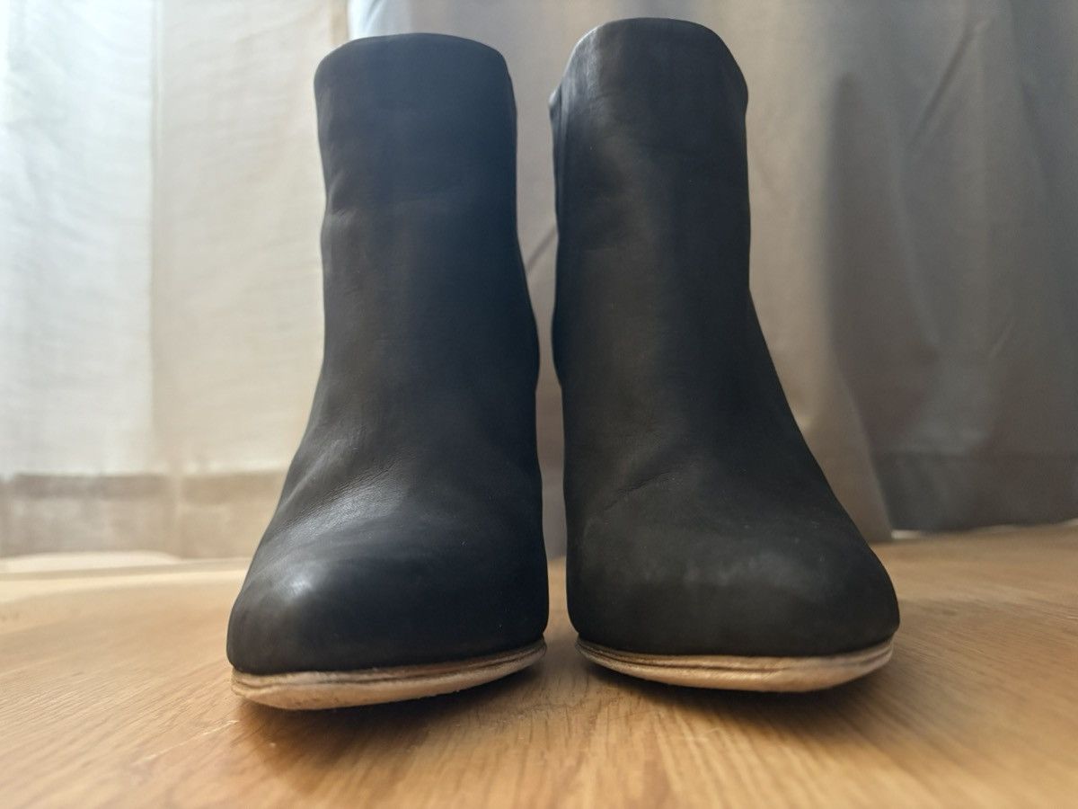 H&M × Maison Margiela H&M x Maison Martin Margiela Black Leather Boots Wedge Plexi Size US 7 / IT 37 - 7 Thumbnail