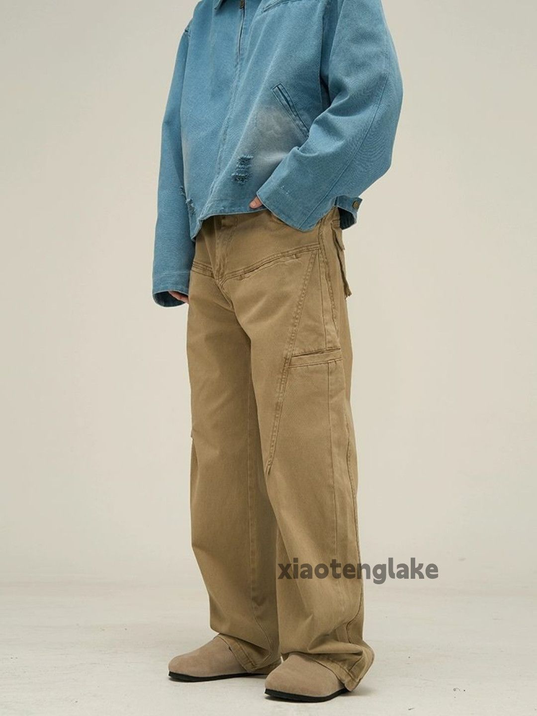 Designer × Vintage utility military loose baggy outdoor workwear cargo pants Size US 32 / EU 48 - 2 Thumbnail