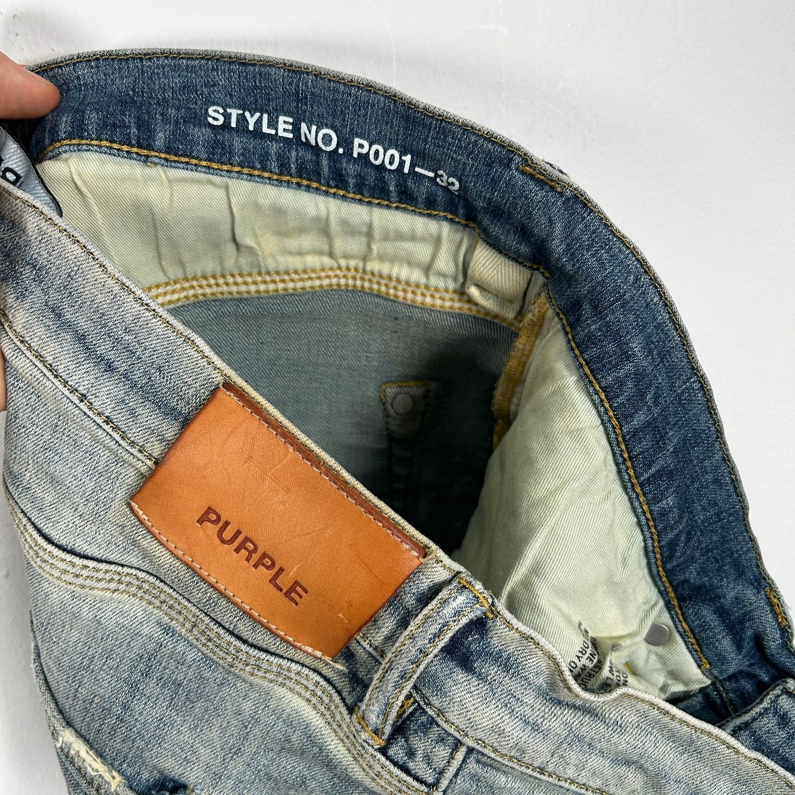 Purple Brand Purple Lightwash Blue Denim Jeans Size 32 Size US 32 / EU 48 - 5 Thumbnail