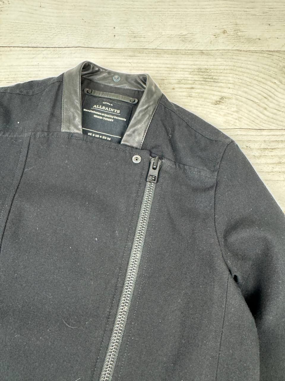 Allsaints Allsaints Women Jacket Wool Biker Size S / US 4 / IT 40 - 7 Thumbnail