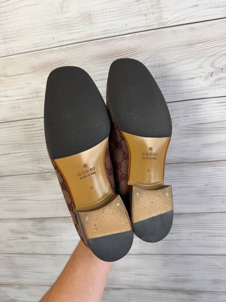 Gucci Gucci Monogram GG Loafers Size US 8 / EU 41 - 6 Thumbnail