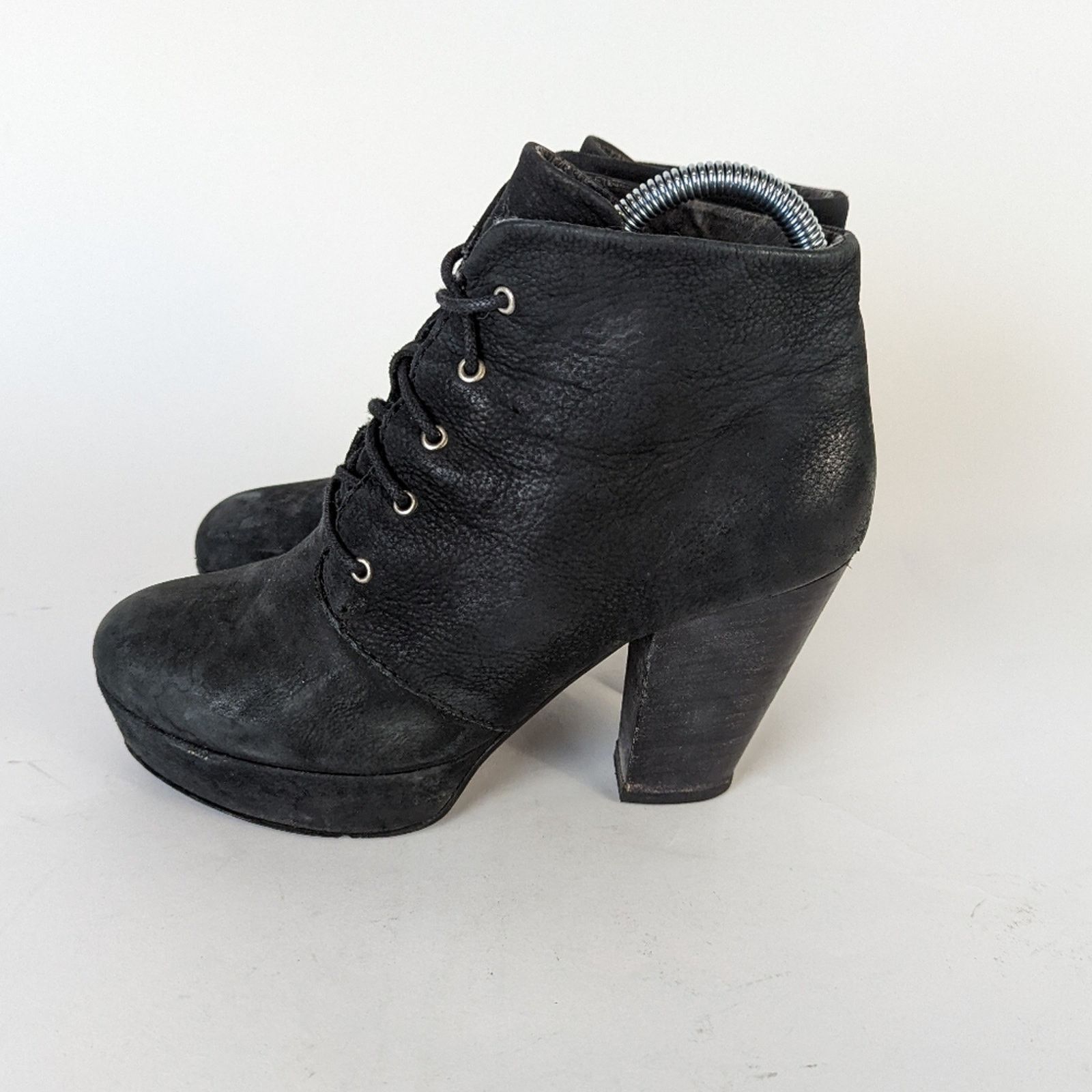 Steve Madden Steve Madden Raspy Black Suede Chunky Ankle Boots - 8.5 Size US 8.5 / IT 38.5 - 1 Thumbnail