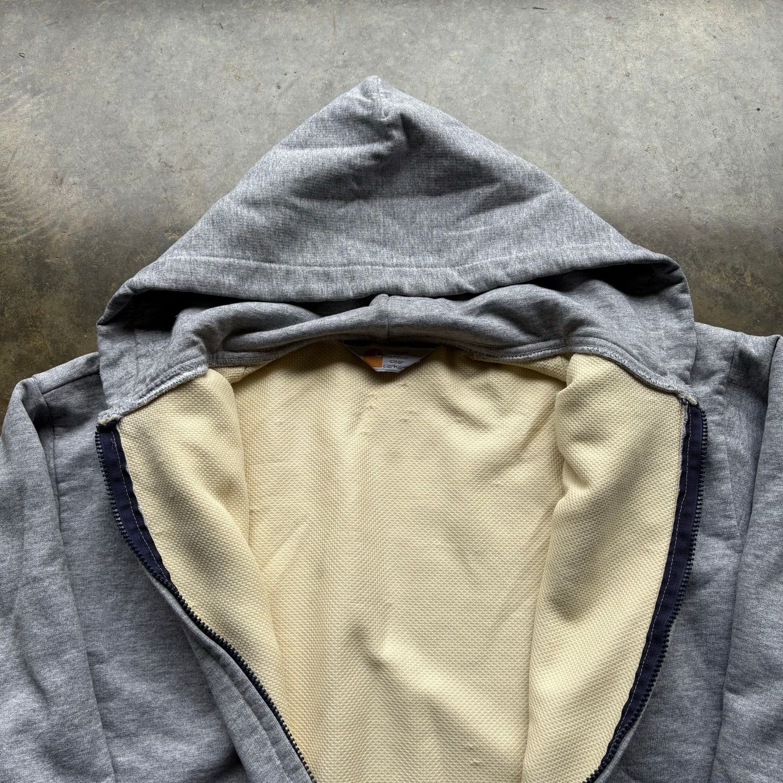 Carhartt Rare Vintage Carhartt Waffle Lined Heavyweight Sweatshirt Size US XL / EU 56 / 4 - 5 Thumbnail