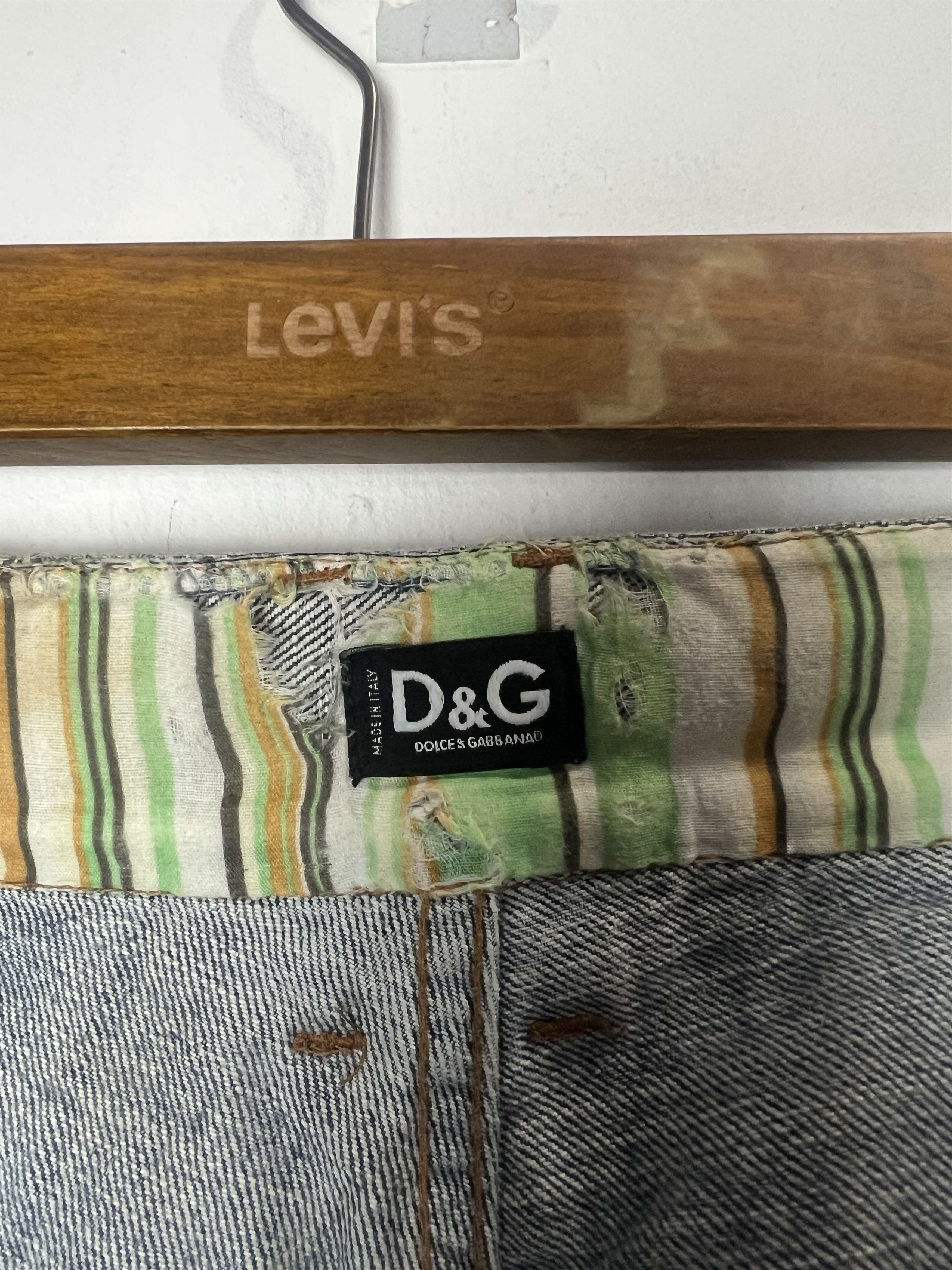 Dolce & Gabbana Dolce & Gabbana SS2006 Distressed Denim Jeans Size US 32 / EU 48 - 10 Thumbnail