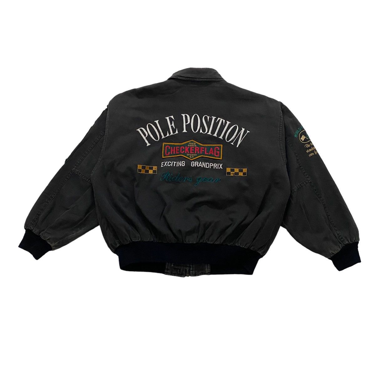 Vintage ☀️Exciting Racing Staff bomber style jacket Size US M / EU 48-50 / 2 - 2 Thumbnail