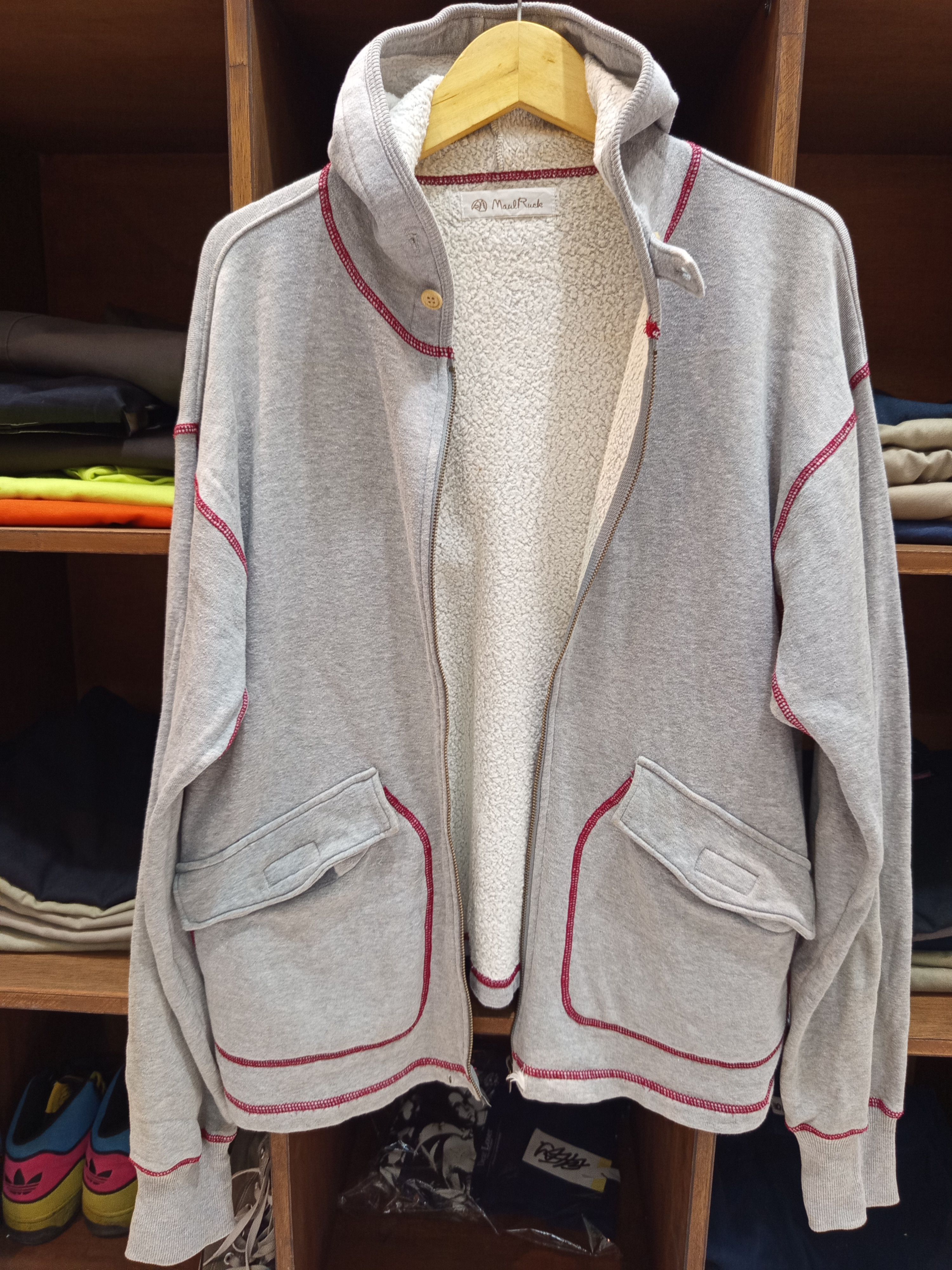Japanese Brand Vintage Maul Ruck Zip Hoodie Made in Japan Size US XL / EU 56 / 4 - 6 Thumbnail
