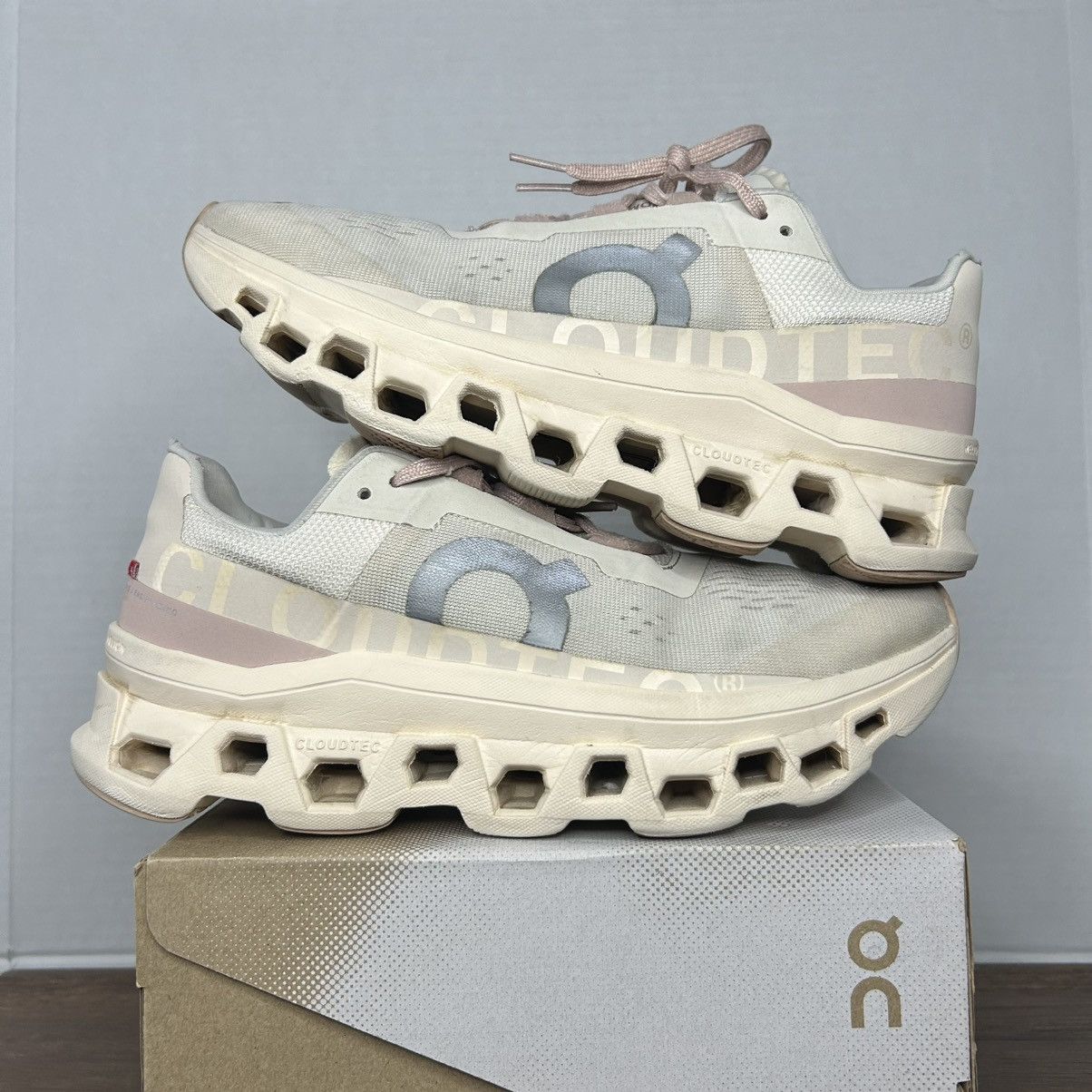 On On Running Cloudmonster Moon Fawn Women Size 10 Size US 10 / IT 40 - 10 Thumbnail