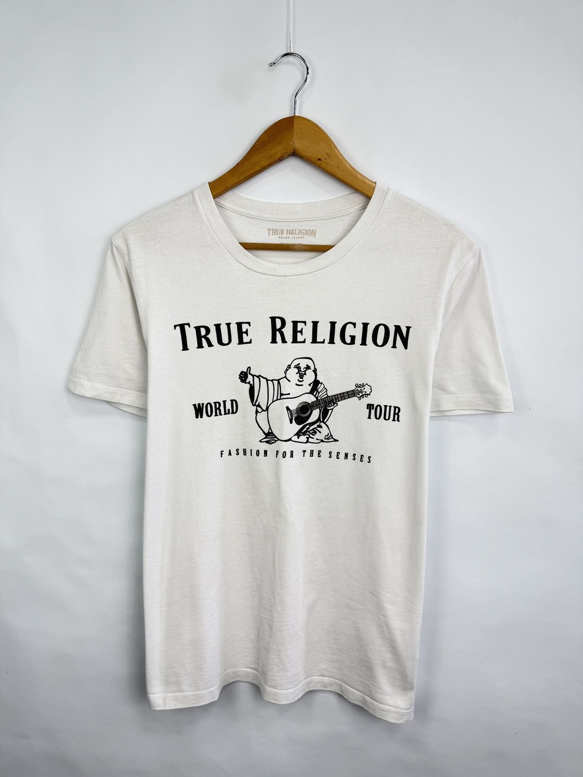 True Religion × Vintage 🇯🇵 Y2K True Religion Buddha World Tour Big Logo T-Shirt Retro Size US S / EU 44-46 / 1 - 4 Thumbnail