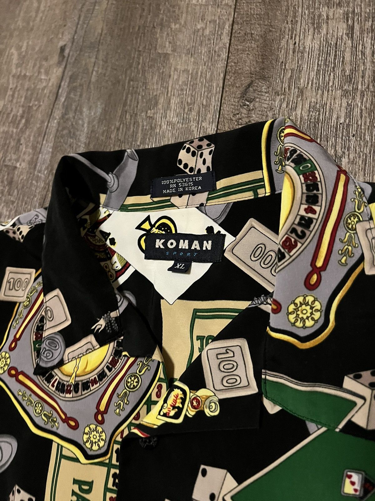 Vintage Vintage Casino Roulette Craps Hawaiian Shirt size XL Size US XL / EU 56 / 4 - 3 Thumbnail