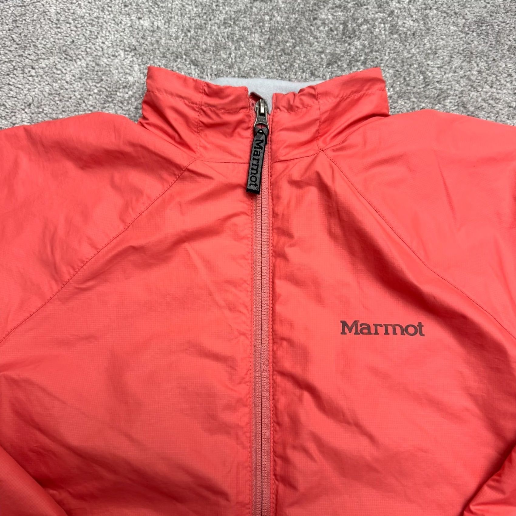 Marmot Marmot DriClime Jacket Womens Medium Pink Gray Full Zip Outdoor Hike Windbreaker Size M / US 6-8 / IT 42-44 - 4 Thumbnail